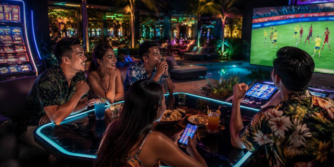 Meja Live Casino Baccarat, Roulette dan Sic Bo